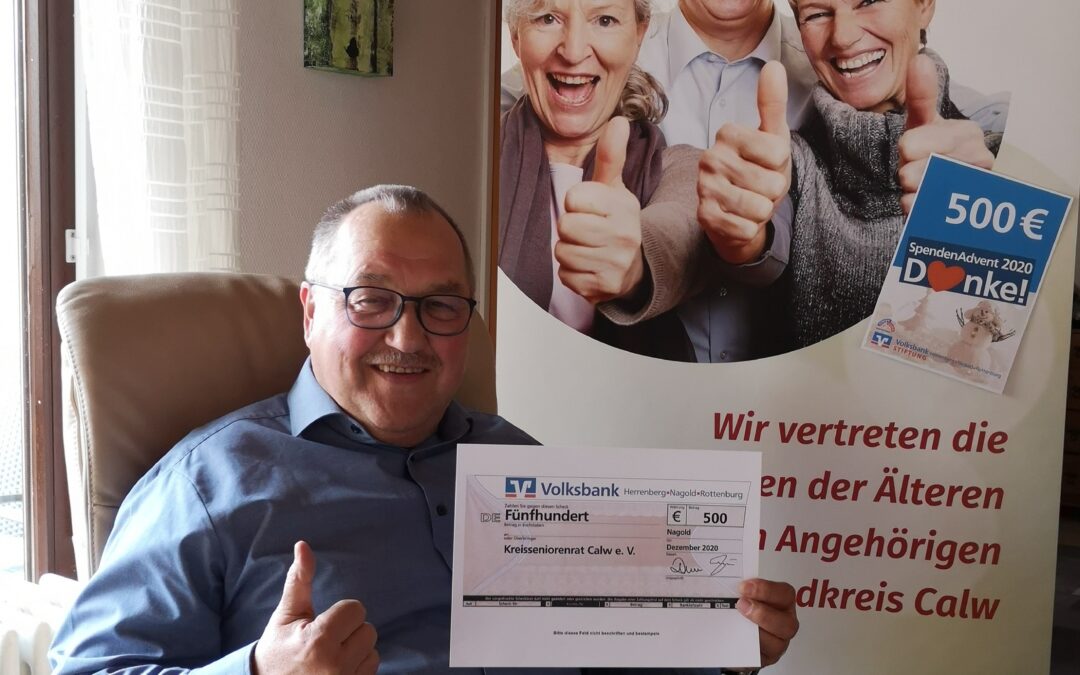 Kreisseniorenrat kam beim Spenden-Advent zum Zug