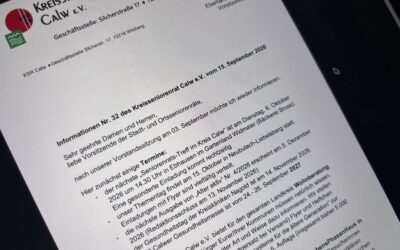 Informationen Nr. 32 des Kreisseniorenrat Calw e.V. vom 15. September 2026